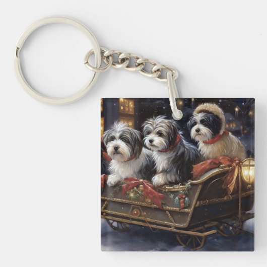 Porte-clés Période des Fêtes de Noël Havanaise (Devant)