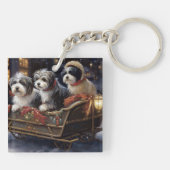 Porte-clés Période des Fêtes de Noël Havanaise (Dos)