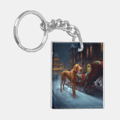 Porte-clés Période festive de Noël Vizsla  (Devant gauche)