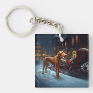 Porte-clés Période festive de Noël Vizsla