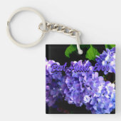 Porte-clés Périwinkel hydrangeas violet fleurs bleu pour Tant (Devant)