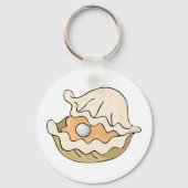 Porte-clés Perle dans un Porte - clé huître (Verso)