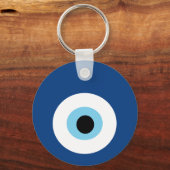 Porte-clés Perle de l'oeil bleu Nazar Amulet contre l'oeil ma (Recto)