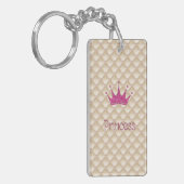 Porte-clés Perles Charming Chic, Tiara, Princesse, Glitterie (Devant gauche)