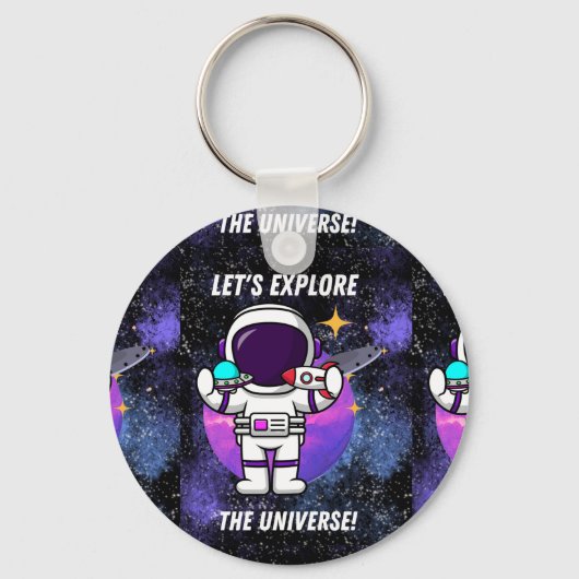 Porte-clés permet d'explorer l'univers (Recto)