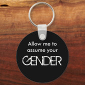 Porte-clés Permettez-moi de supposer... (Recto)