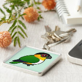 Porte-clés Perroquet à tête noire (Côté)