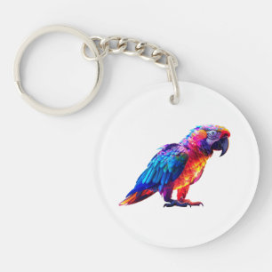 Porte-clés Perroquet Lumineux Coloré
