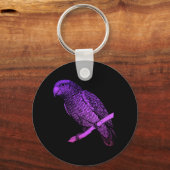 Porte-clés Perroquet pourpre (Recto)