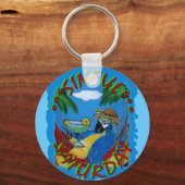 Porte-clés Perroquets de fête (Recto)