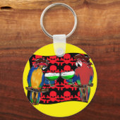 Porte-clés Perroquets de pirates (Recto)