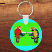 Porte-clés Perroquets ivres (Recto)