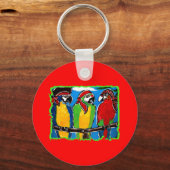 PORTE-CLÉS PERROQUETS PIRATES (Recto)