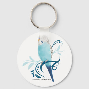 Porte-clés Perruche bleue