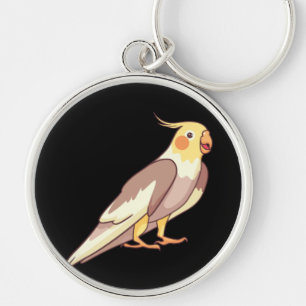 Porte-clés Perruche oiseau cockatiel