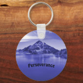 Porte-clés Persévérance Vue Montagne Aérienne (Recto)