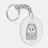 Porte-clés Persian Cat Portrait (Devant gauche)