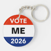 Porte-clés Personal Vote 2026 Midterm Election Campaign (Dos)