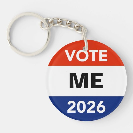 Porte-clés Personal Vote 2026 Midterm Election Campaign (Devant)
