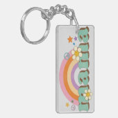 Porte-clés personalised acrylic keyring to hold mum's keys (Devant gauche)