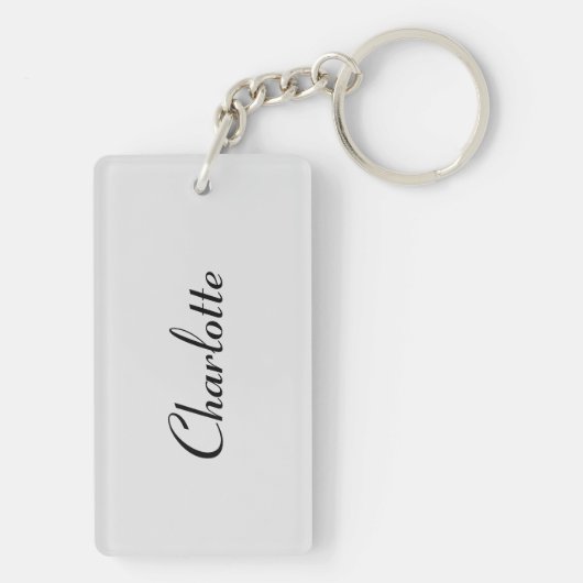 Porte-clés personalised acrylic keyring to hold mum's keys (Dos)