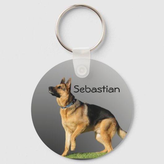 Porte-clés Personalised German Shepherd (Recto)