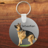 Porte-clés Personalised German Shepherd (Recto)