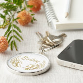 PORTE-CLÉS PERSONALISED GOLD ANGEL WINGS (Côté)