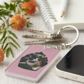 Porte-clés Personalizable Cupcake Pet Owner Keychain (Devant droit)