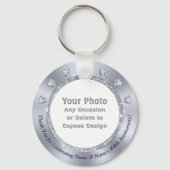 Porte-clés Personalized, 60e Anniversary Party Favors, (Verso)