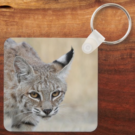 Porte-clés Personalized Bobcat Keychain - Add Your Name (Verso)