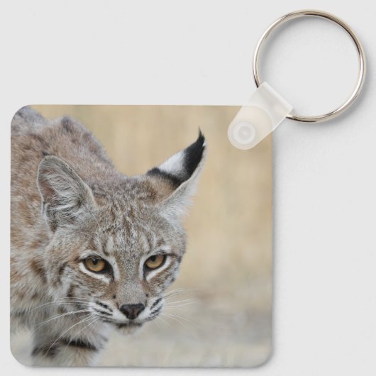 Porte-clés Personalized Bobcat Keychain - Add Your Name (Dos)
