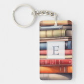 Porte-clés Personalized Book Lover Monogram  (Devant)