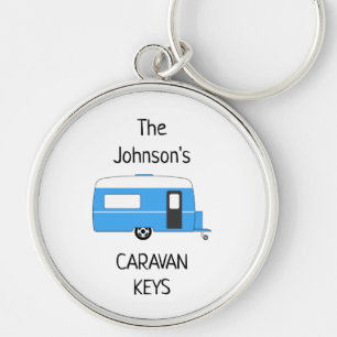 Porte-clés Personalized Caravan Keys name