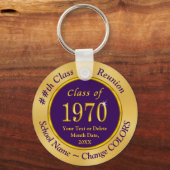 Porte-clés Personalized Class of 1970 Souvenirs Class Reunion (Verso)