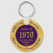 Porte-clés Personalized Class of 1970 Souvenirs Class Reunion (Verso)