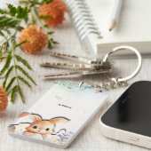 Porte-clés Personalized Easter Acrylic Keychain Double Sided (Devant droit)