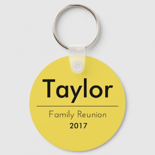 Porte-clés Personalized Family Reunion Keychain (Recto)
