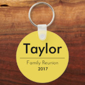 Porte-clés Personalized Family Reunion Keychain (Recto)