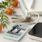 Porte-clés Personalized Father’s Day Photo Keychain (Devant droit)
