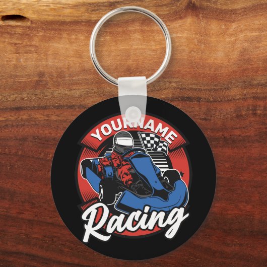 Porte-clés Personalized Go Kart (Recto)