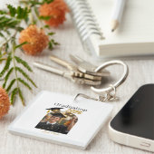 Porte-clés Personalized Graduation Keychain Gift (Devant Droit)