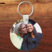 Porte-clés Personalized Graduation Photo Keepsake Memory Gift (Recto)