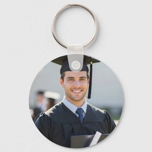Porte-clés Personalized Graduation Photo Keepsake Memory Gift (Recto)