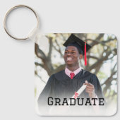 Porte-clés Personalized Graduation Photo Keepsake Memory Gift (Recto)