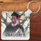 Porte-clés Personalized Graduation Photo Keepsake Memory Gift (Verso)