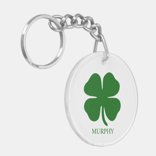 Porte-clés Personalized Green Clover (Devant gauche)