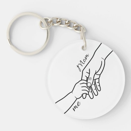 Porte-clés Personalized Hand Holding Keychain (Devant)