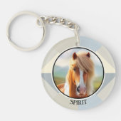 Porte-clés Personalized Horse Lover Photo (Devant)