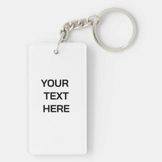 Porte-clés Personalized image keychain, Personalized text (Dos)